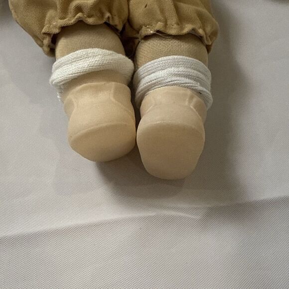 VINTAGE CABBAGE PATCH KIDS Boy DOLL BROWN HAIR BROWN EYES With SHOES - Picture 8 of 10
